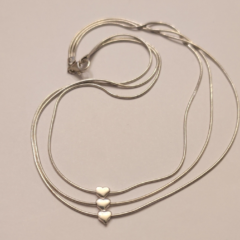 Sterling Silver Heart Necklace